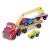 Melissa & Doug Magnetic Car Loader Wooden Toy Set (Cars & Trucks, Helps Develop Motor Skills, 4 Cars and 1 Semi-Trailer Truck)